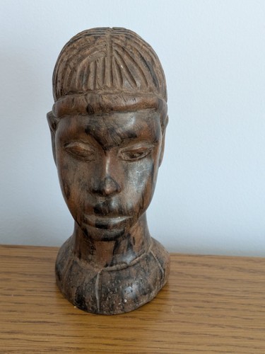 African africa head bust - head, wood