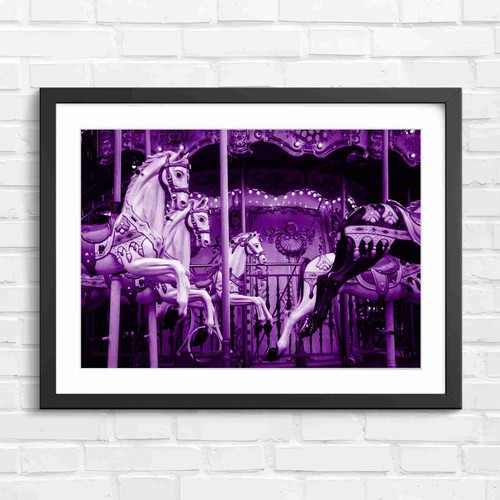 Vintage carousel horse - vintage,