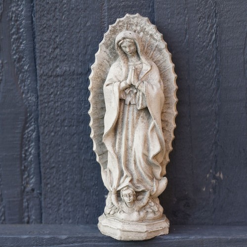 Virgin mary stone statue - mary,