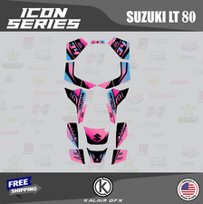 Graphics Kit for SUZUKI LT80 LT 80 ALL YEARS 16 MIL DECALS Icon Series - Magenta