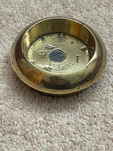 Vintage victorian brass 1lb - vintage,