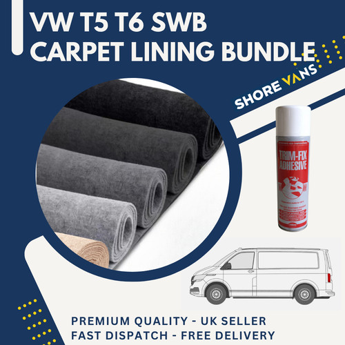 Van carpet lining bundle kit - van, +