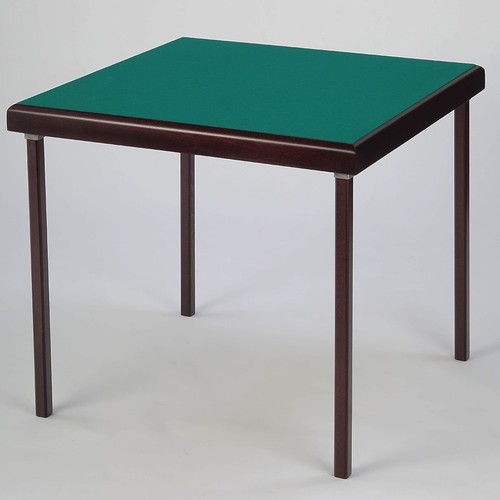 Folding card table english - card,