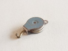 Meccano Double Pulley Block With Lug Part 152 Grey Stamped