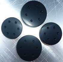 Honda Blackbird CBR1100XX 97-07 Black Anodised Aluminium Frame Plugs