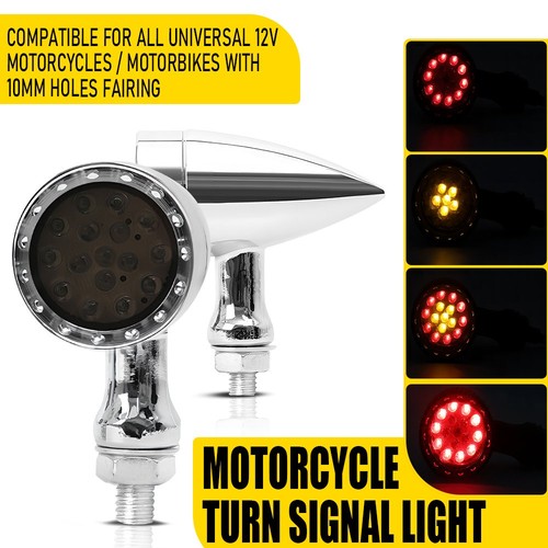 Amber motorcycle turn - turn, signal
