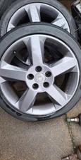 ASTRA MK4 SRI TURBO GENUINE GM 17"  5-SPOKE ALLOY WHEELS & TYRES  5-STUD SET 4