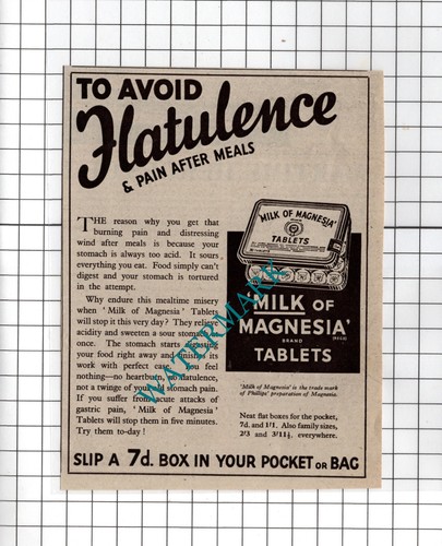 Milk magnesia tablets - milk,