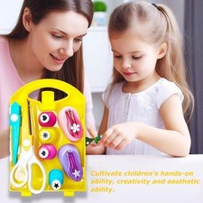 Creative Kids DIY Puncher Craft Set, Craft Hole Punch Set OT H Shapes I7O9