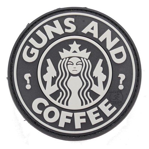 Pvc guns coffee patch - guns, swat