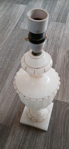 Vintage alabaster lamp - vintage, art