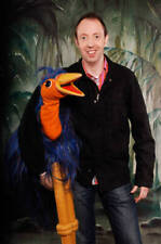 Entertainer Toby Hull and his puppet Emu September 14 2007 TV Old Photo 1