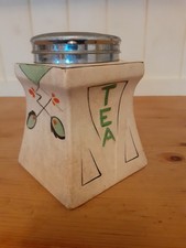 Vintage Art Decco Tea Caddy