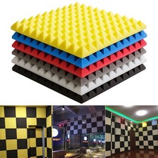 20" Sound Stop Sponge Foam Acoustic Acoustic KTV Studio Pyramid Panel Soundproof