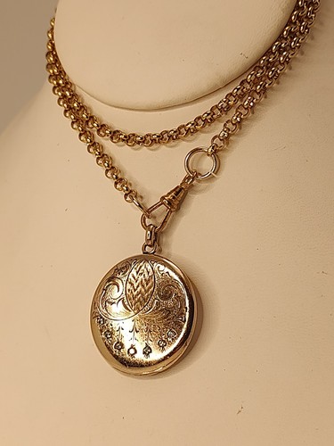 Art nouveau gold - nouveau, round