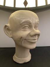 Ventriloquist Figure Dummy Heavy Cast Mould Vintage