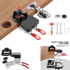 35MM Cabinet Hinge Jig Drilling Hole Puncher with Quick Clamp Accurate Hinge Jig