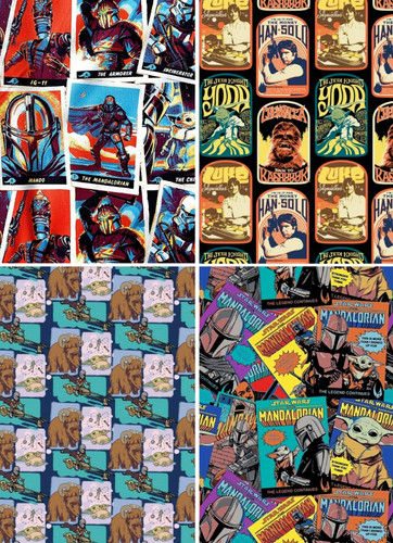 Star wars cotton fabric - star,