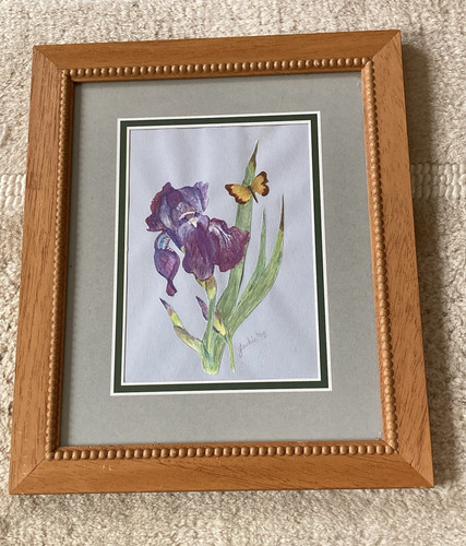 Vintage framed water - , colour