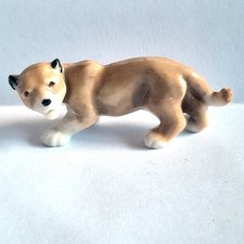 Cougar Vintage Wade Whimsies Figurine North American Animal 1958-61