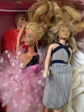 Vintage 1966 Barbie Doll Lot Clothes And Spares - Includes 80s Model Ken Doll