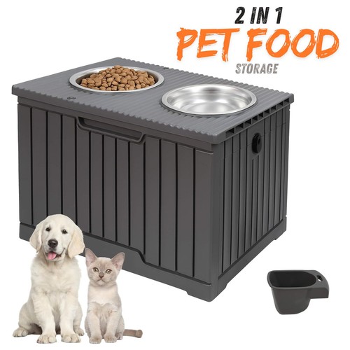 Pet food storage bowl dog - food,
