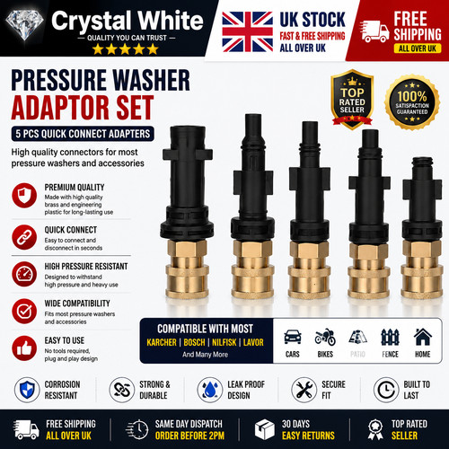 Pressure washer adaptor - pressure, to