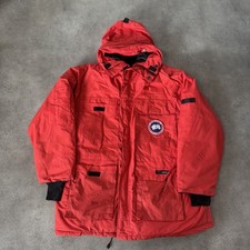 Canada Goose Expedition Parka Jacket Mens Large Down Fill Ski Coat, Red