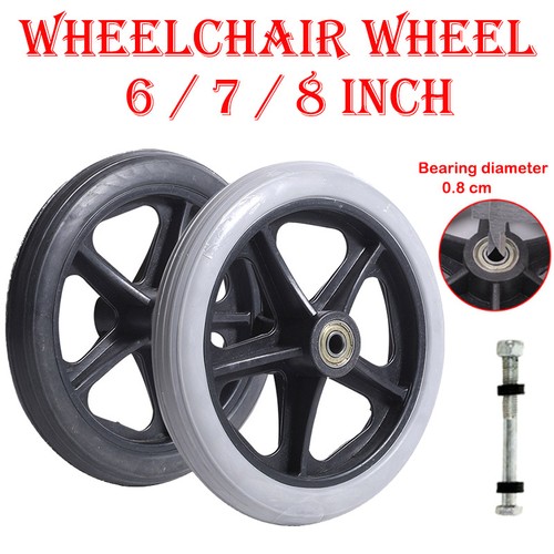 New wheelchair front - front, castor