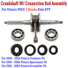 Crankshaft Crank Shaft& Connection Rod Seals Kit For Polaris Predator 90 2003-06