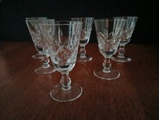 6 Stuart Crystal Cut Glass