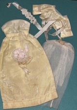 Vintage Sindy Doll 1964 Bridesmaid Outfit Made In England #12S09 VGC Inc Shoes