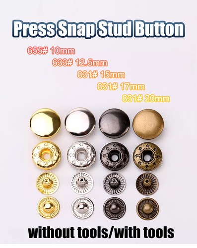 Sewing press snap stud - no,