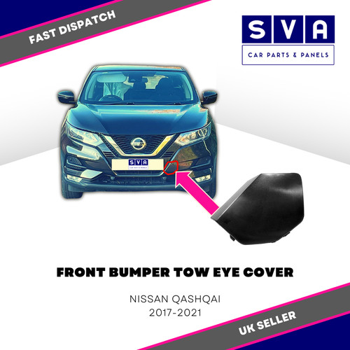 Front bumper tow eye cover - bumper,