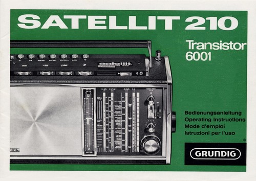 Instruction manual grundig - manual,