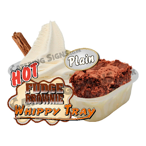 Plain hot brownie tray whippy - plain,