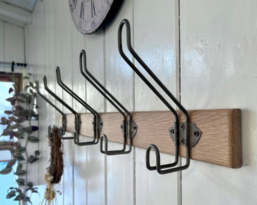 Solid oak wooden coat - oak,
