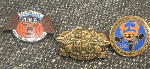Harley davidson pins badges - harley,