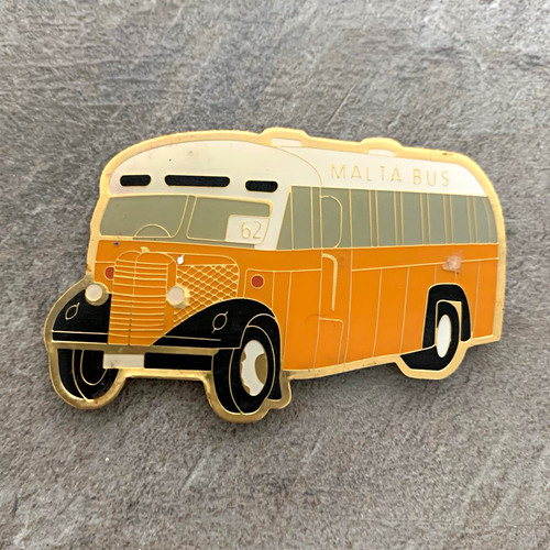 Malta bus enamel fridge - malta,