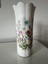 Aynsley Wild Tudor Fine Bone China Floral Vase