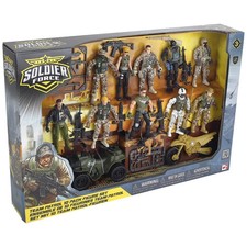 Soldier Force Action Figures 10 Pack – Team Patrol Set - Boys Christmas Gift NEW