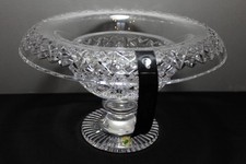 LARGE WATERFORD CRYSTAL FOOTED