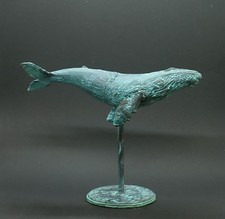 Bronze Figurine 'HUMPBACK WHALE IV - HUMBACH WHALE IV'' by "RUCHOS" - Limited Edition