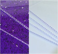 Gloss White Or Purple Glitter Sparkle Wall Cladding PVC Wet Wall Shower Panels