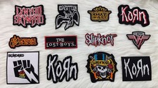 Famous Rock Band Music Embroidered PATCHES collection sew iron on Music Badges