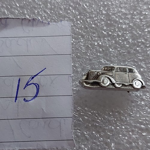 Vintage car metal pin - car,