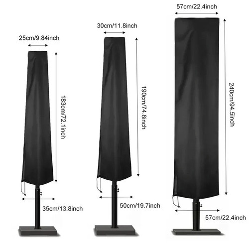 Waterproof parasol cover with - cover,