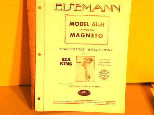 Eisemann magneto sea king - sea,