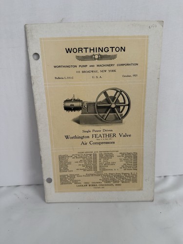 1921 worthington pump - 1921, &