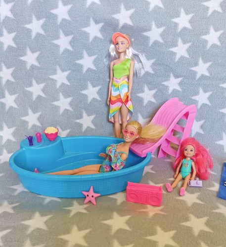 Barbie doll swimming pool - swimming,